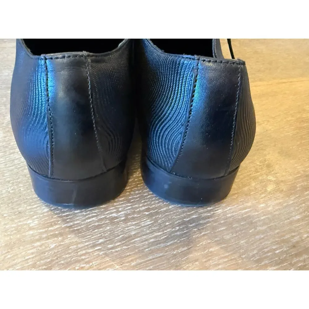 Vintage Foundry Co Black Leather Lace Up Oxford Dress Shoes Men 11